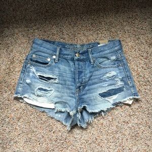 American Eagle Vintage High Rise Festival Short